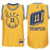 klay thompson the city yellow retro jersey