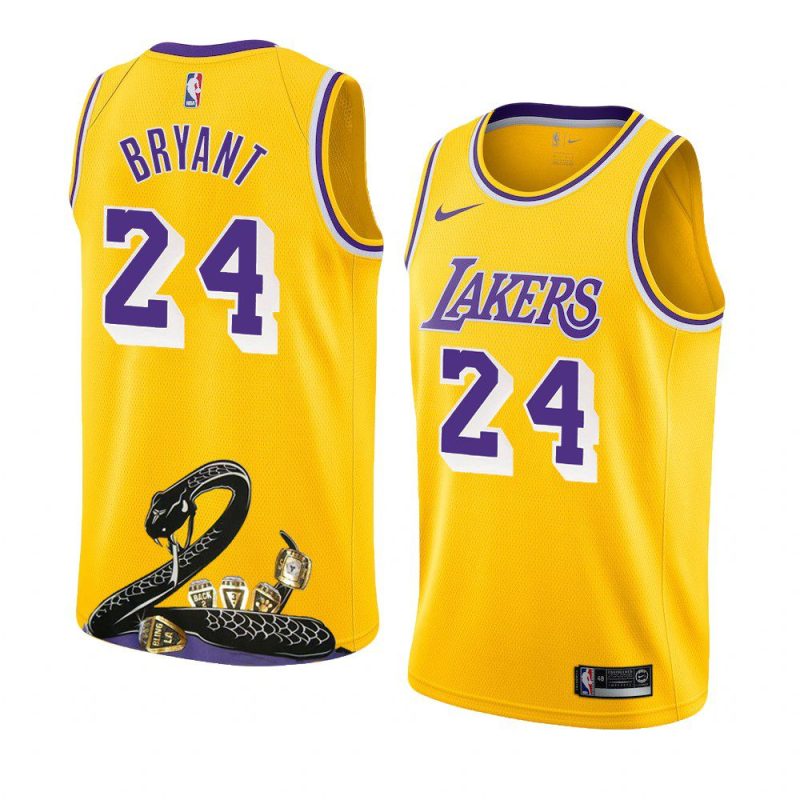 kobe bryant jersey black manba gold snake graphic 0a