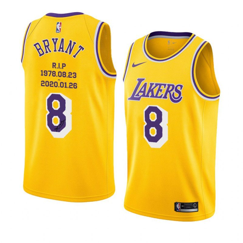 kobe bryant jersey rip gold