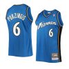 kristaps porzingis authentic jersey hardwood classics blue