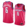 kristaps porzingis pink cherry blossom city jersey