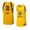 kristine anigwe women's jersey swingman yellow 2021