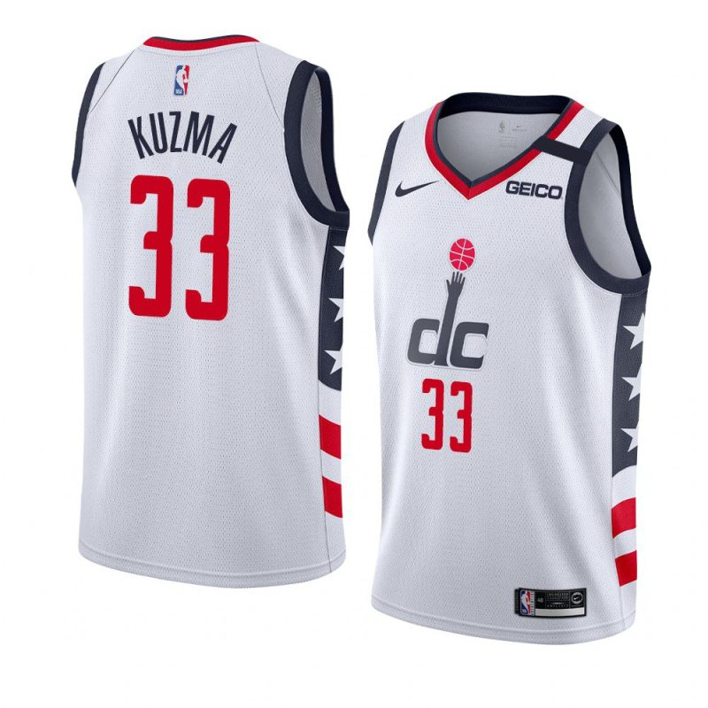 kyle kuzma jersey city edition white