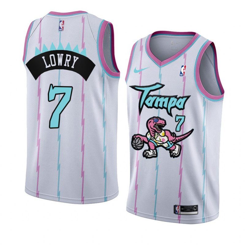 kyle lowry 2021 tampa city jersey white