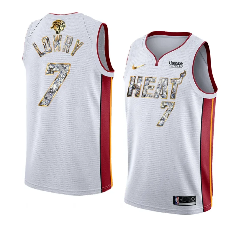 kyle lowry diamond edition jersey 2023 nba finals white