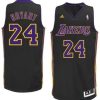 lakers 24 kobe bryant hollywood nights swingman jersey black