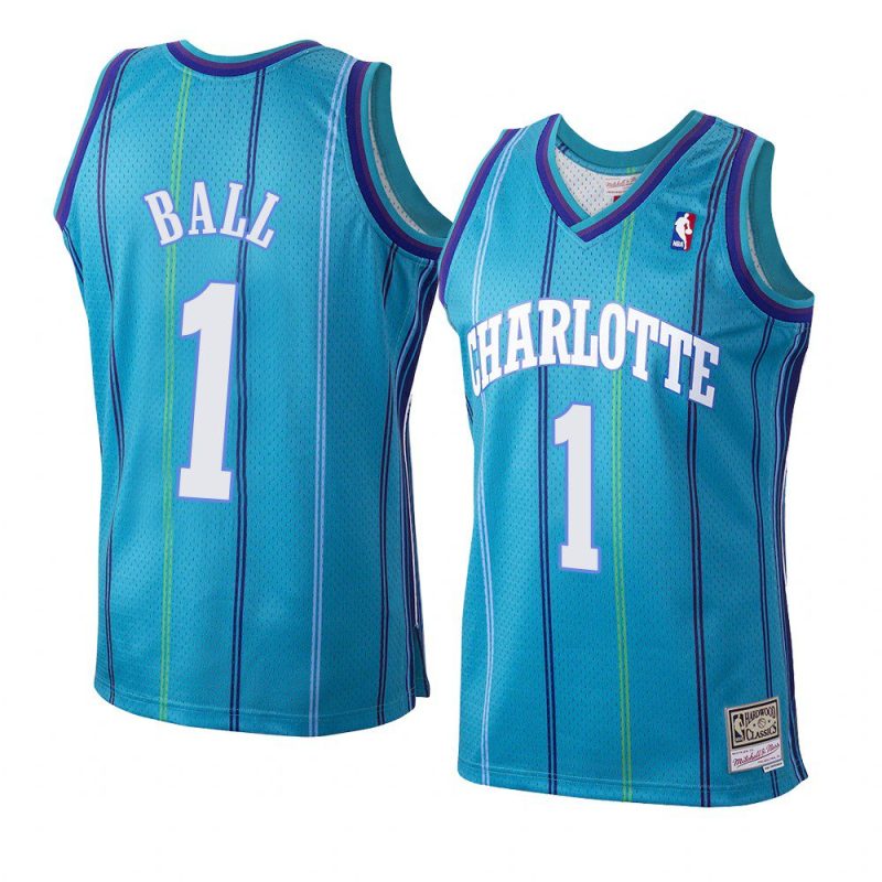 lamelo ball jersey hardwood classics teal