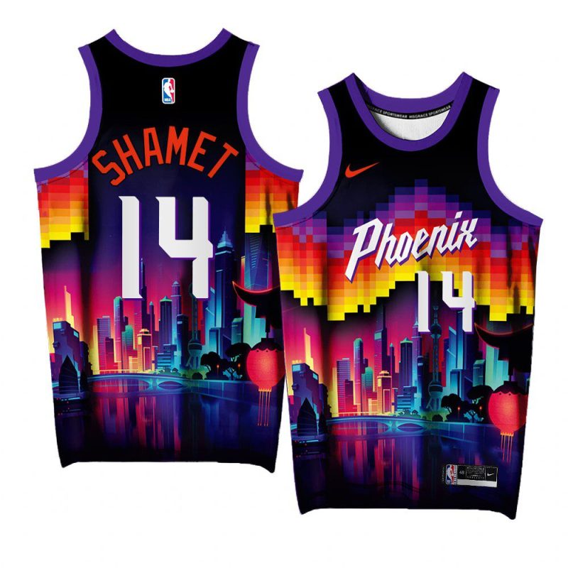 landry shamet suns arizona city purplejersey purple