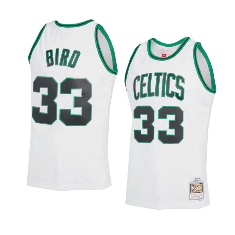 larry bird hardwood classics jersey reload 2.0 white