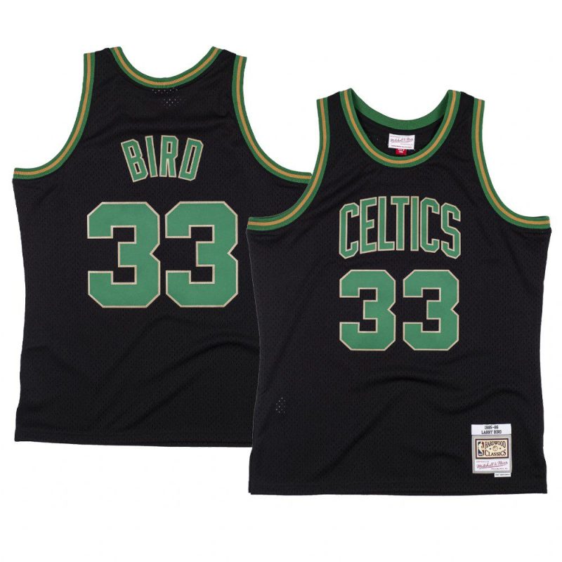 larry bird swingman jersey reload black