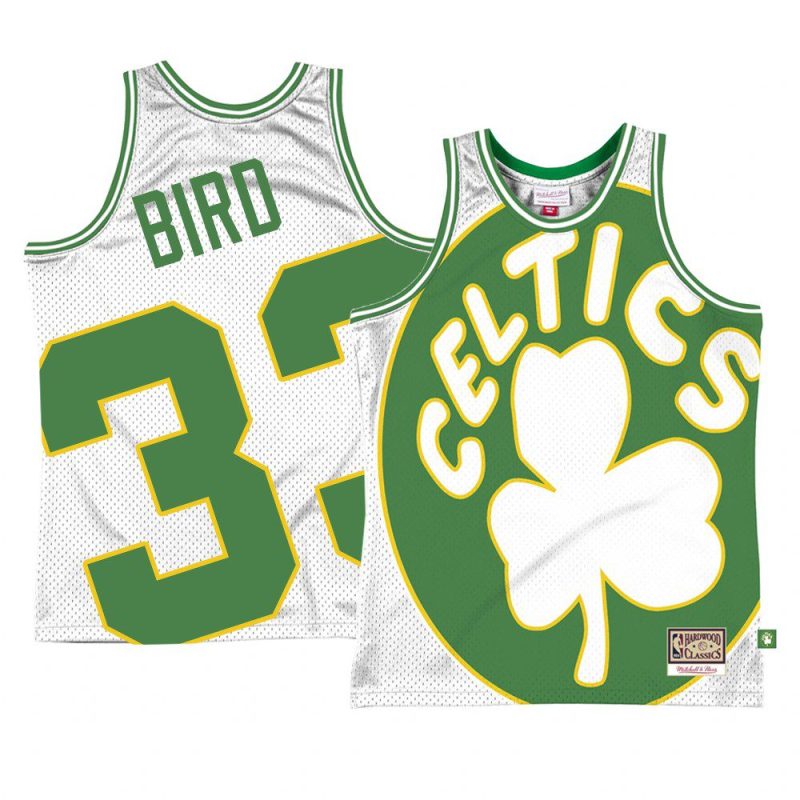 larry bird swingmanjersey big face 2.0 white