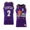 larry johnson jersey 1995 nba all star purple men's