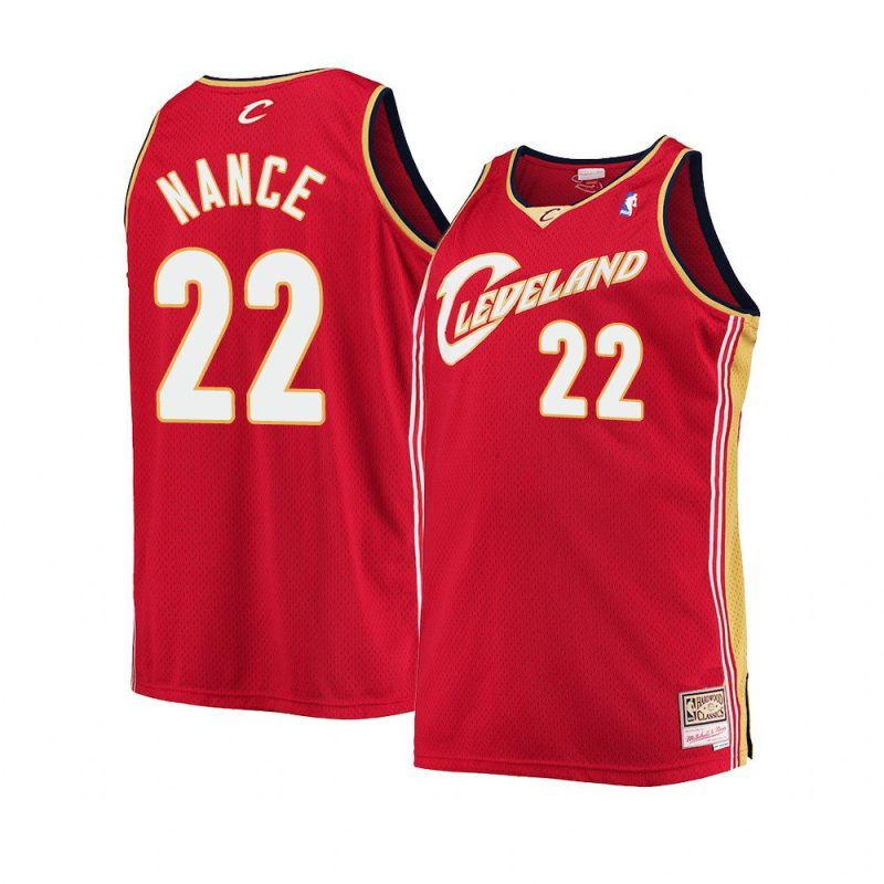 larry nance jersey hardwood classics wine