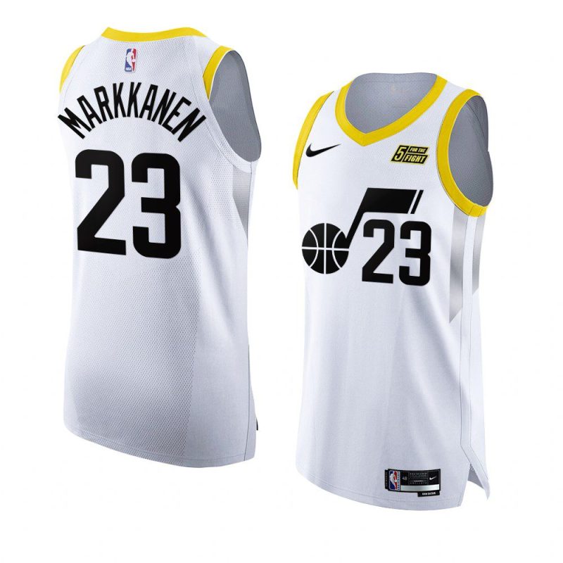 lauri markkanen 2022 23jazz jersey association editionauthentic white