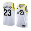 lauri markkanen jazzjersey 2022 23association edition whiteswingman