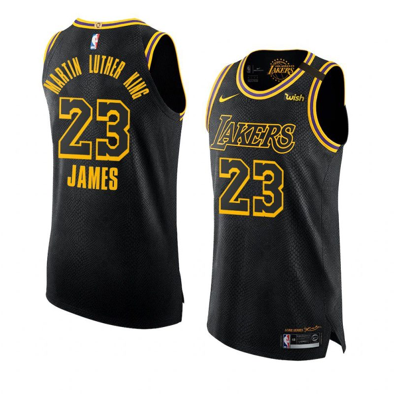 lebron james black mlk day jersey