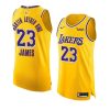 lebron james gold mlk day jersey