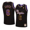 lebron james hardwood classics jersey hollywood nights black