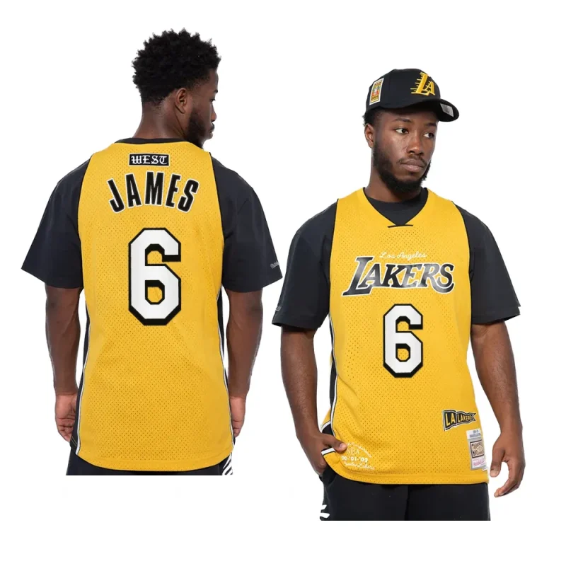 lebron james hardwood classics jersey off season gold