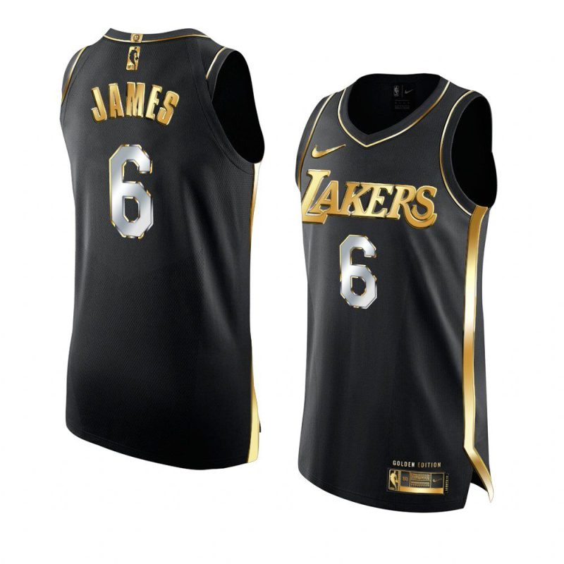 lebron james jersey golden edition black