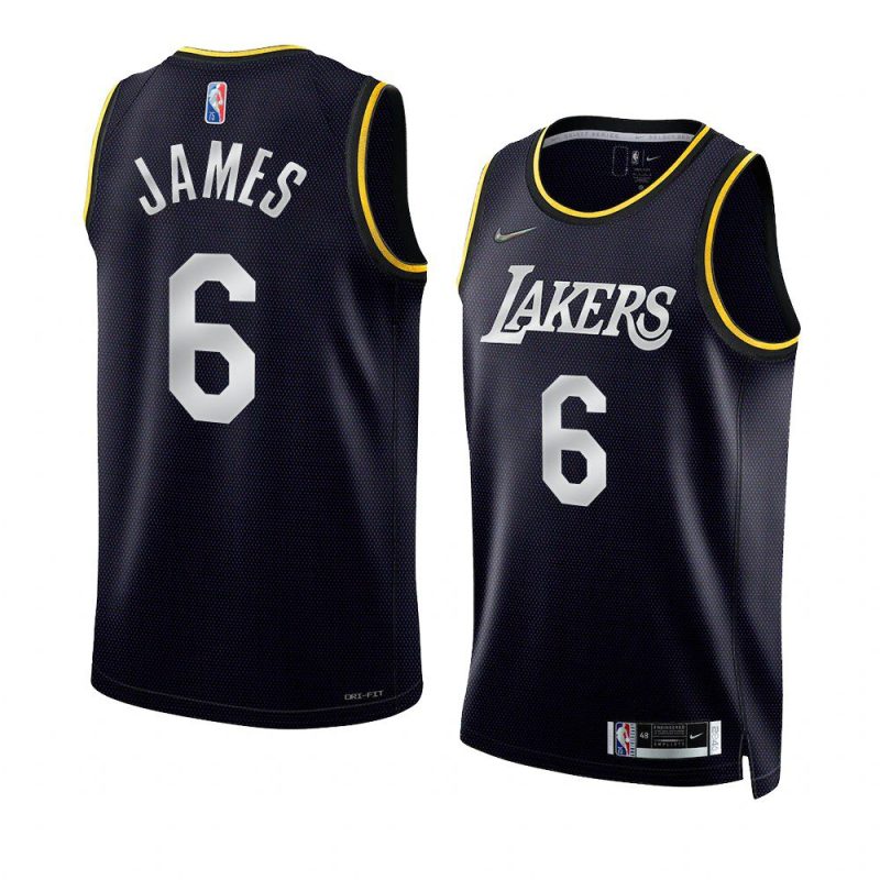 lebron james lakers select series 2 blackjersey black