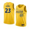 lebron james nba all star game jersey team lebbron gold