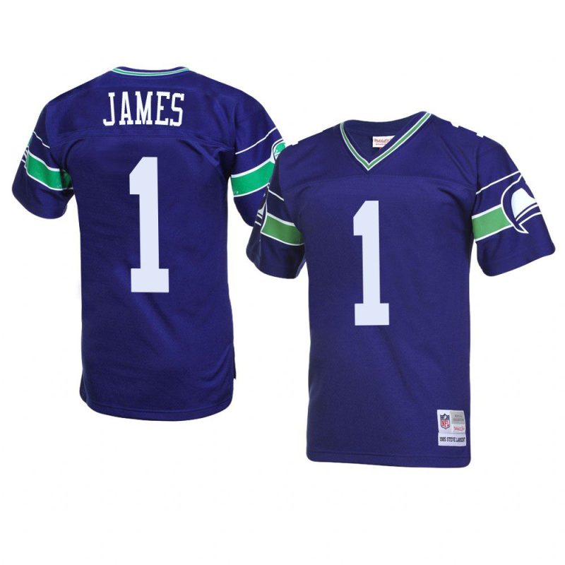 lebron james seattle seahawks vintage royal bluejersey royal blue