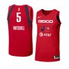 leilani mitchell women's jersey swingman red 2021