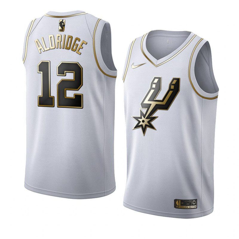 limited lamarcus aldridge jersey golden edition white