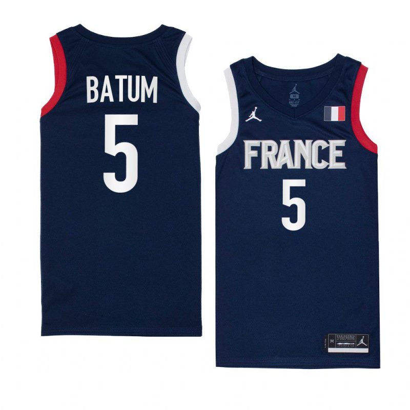 limited nicolas batum 2021 tokyo olympics navy jersey