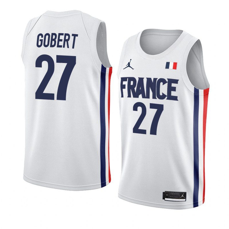 limited rudy gobert 2021 tokyo olymipcs white jersey