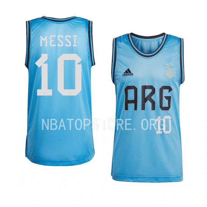 lionel messi argentina soccer basketball bluejersey blue