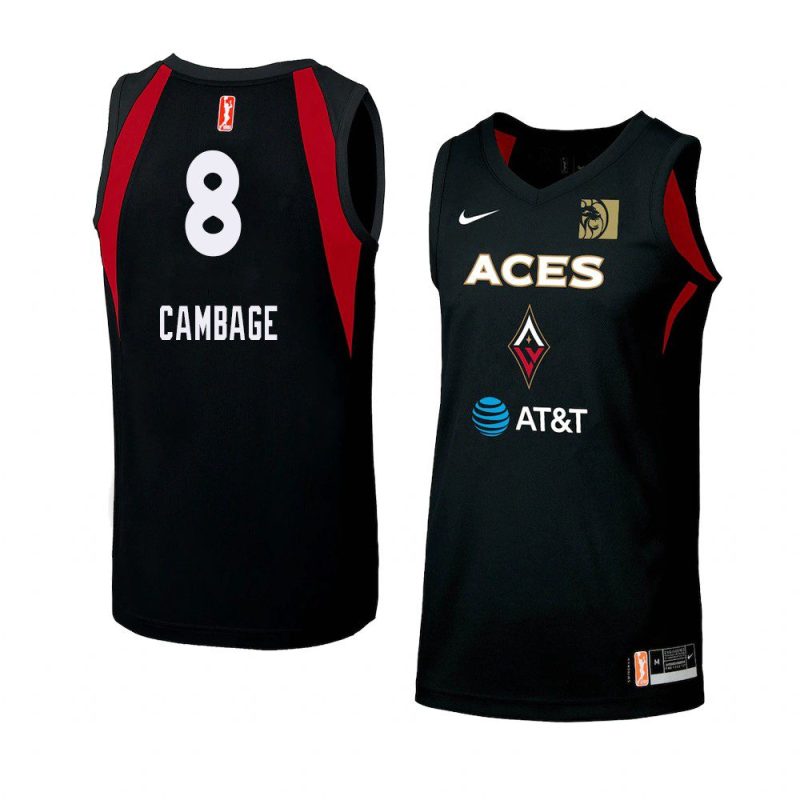 liz cambage women's jersey swingman black 2021