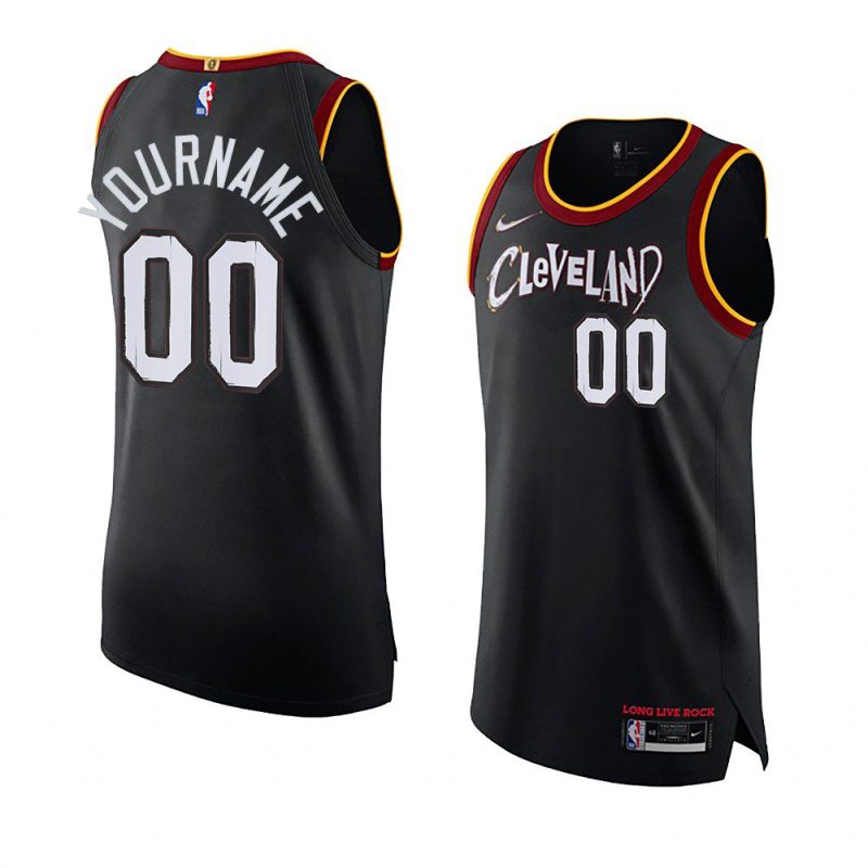 long live rock custom jersey 2021 authentic city black