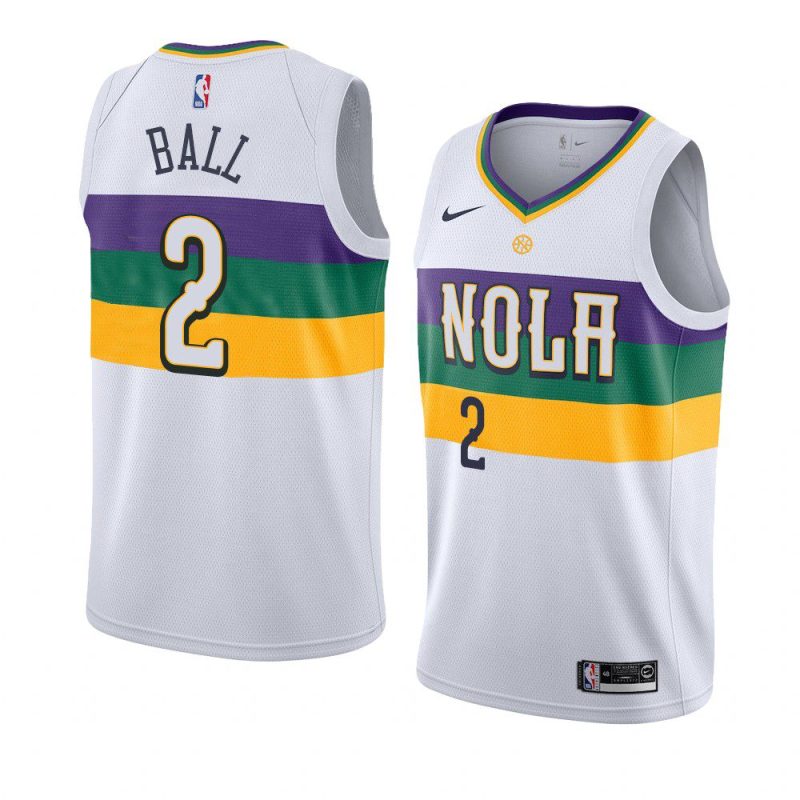 lonzo ball jersey 2019 20 men's city