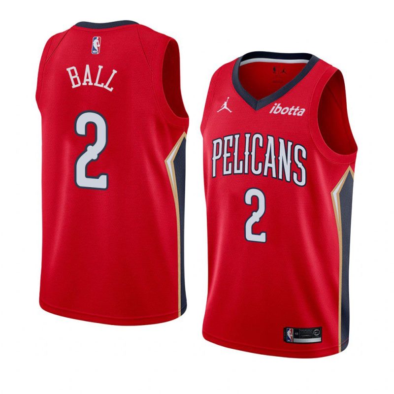 lonzo ball swingmanjersey statement edition red