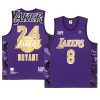 los angeles lakers kobe bryant purple aape x nba style ape face mentank top