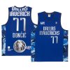 luka doncic fashion tank top aape x nba style ape face blue