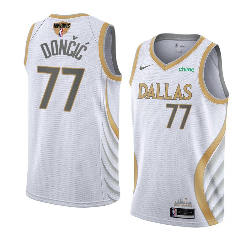 luka doncic jersey 2021 nba playoffs white