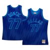 luka doncic jersey monochrome blue mitchell ness