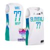 luka doncic replica jersey mvp europe qualifiers 2023 fiba world cup white