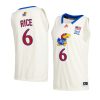 m.j. rice jersey class of 2022 5 star prospect cream