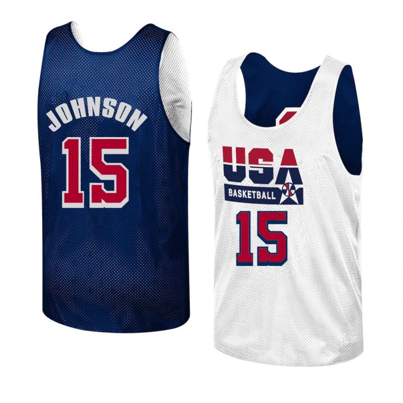 magic johnson reversible practice jersey authentic navy