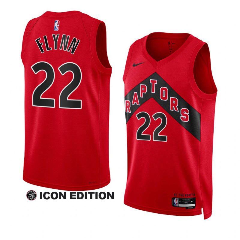 malachi flynn raptorsjersey 2022 23icon edition redswingman