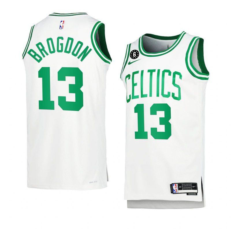 malcolm brogdon celticsjersey 2022 23association edition whitehonor russell