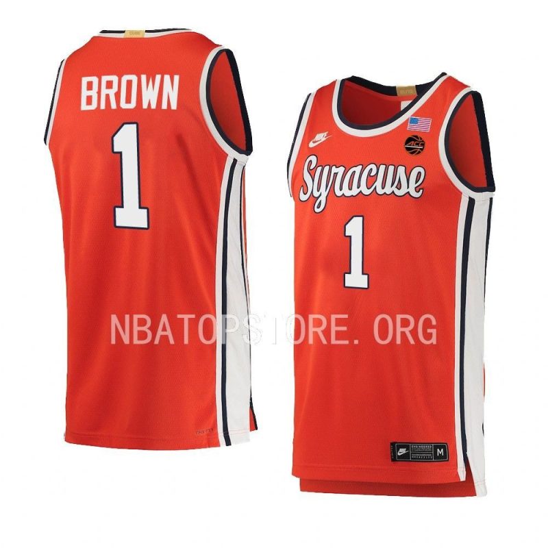 maliq brown limited jersey retro basketball orange 2022 23