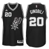 manu ginobili signature spur jersey black