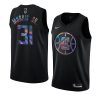 marcus morris sr. jersey iridescent holographic black limited edition men