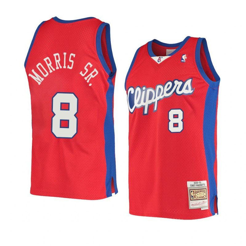 marcus morris sr. red hardwood classics jersey