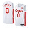 marcus sasser jersey college basketball white 2022 23